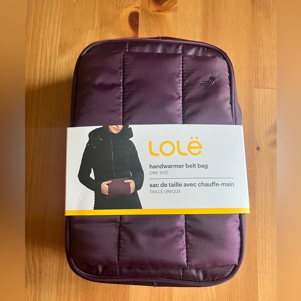 Lole Handwarmer belt bag purple